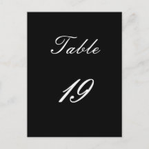Table Number 19