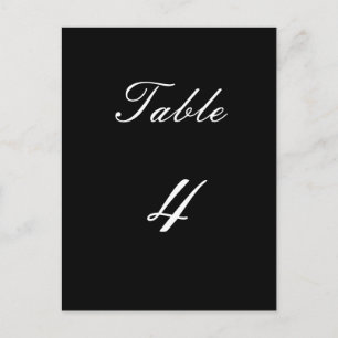 Table Number 3 Postcard