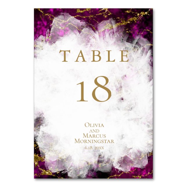 TABLE NUMBER | Beautiful Red Garnet Crystal Geode  (Front)