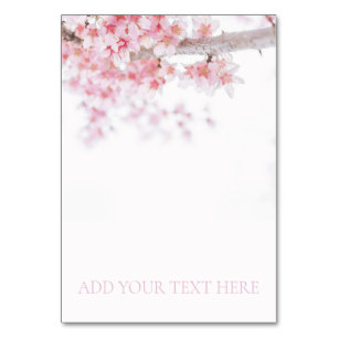 TABLE NUMBER : CHERRY BLOSSOM