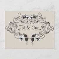 Table number Postcard