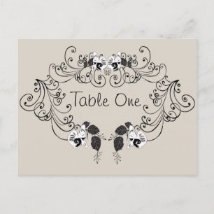Table number Postcard