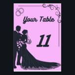Table Number  Wedding Card<br><div class="desc">Table Number Wedding Card</div>