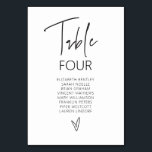 Table Number Wedding Guest Seating Card G400<br><div class="desc">Our table number card is perfect to schedule guest's seating arrangements for each table at your event. This item is part of our Gwen wedding invitation suite G400,  please visit our store to view the collection of coordinating items.</div>