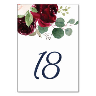 Table Numbers for KJ #18