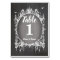 Table Numbers Wedding Gothic Frame Halloween Cards