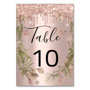 Table Numéro de tableau Flux Roses d'étincelles à disque