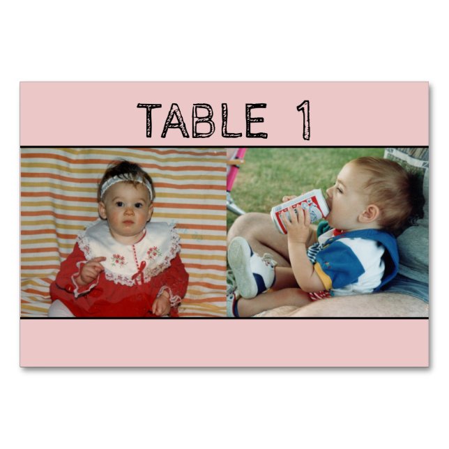 Table Numéro de tableau mariage par âge (Devant)