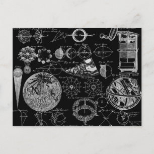 Table of Astronomy Postcard