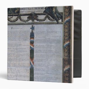 Table of the Declaration of the Rights of Man Binder