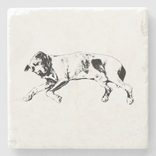 Table Pause, Yuletide Nap Stone Coaster