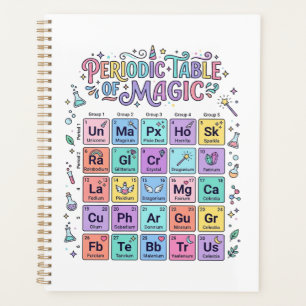 Table périodique Licorne de Magie Cadeau Mignon Te