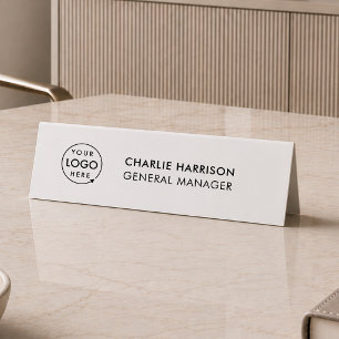 Table Plaque de nom de bureau Enseigne de tente de tab