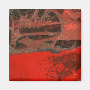 "Table Rock #3" Abstract Art Magnet