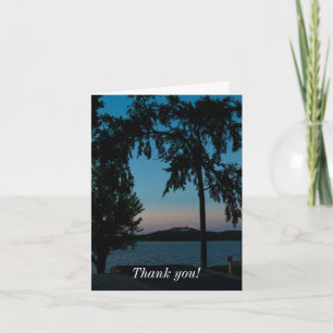 Table Rock Dusk Thank You Card