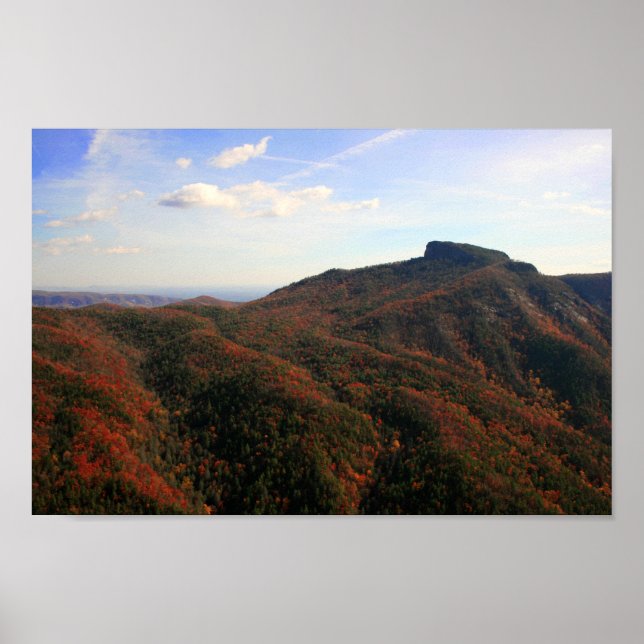 Table Rock, Linville Gorge, North Carolina Poster (Front)