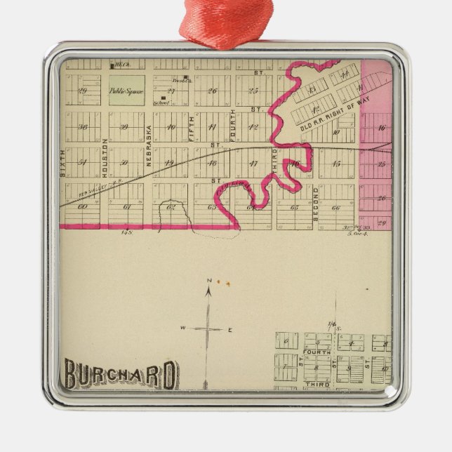 Table Rock, Nebraska Metal Ornament (Front)