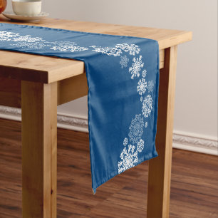 Table Runner Christmas Snowflakes