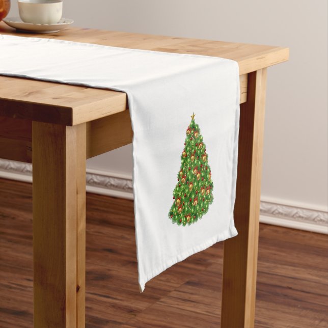 Table Runner-Christmas Tree Short Table Runner (In Situ)