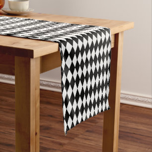 Table Runner-Harlequin Diamond Print Long Table Runner