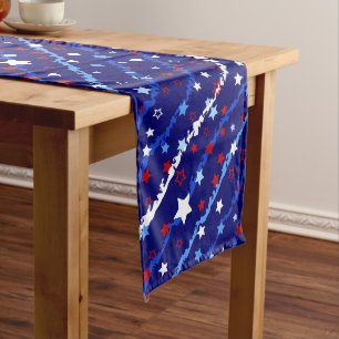 Table Runner-July 4th Stars Long Table Runner
