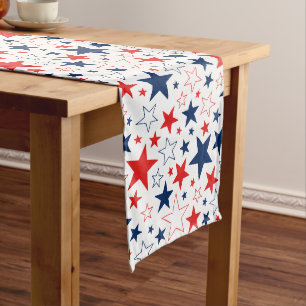 Table Runner-July 4th Stars Long Table Runner