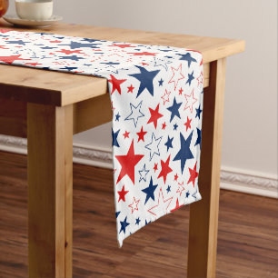 Table Runner-July 4th Stars Medium Table Runner