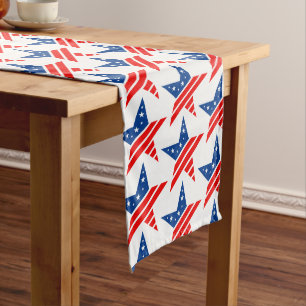 Table Runner-July 4th Stars Short Table Runner