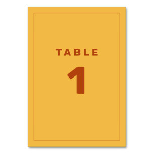 Table Rust et Jaune Wes Anderson Numéro de tableau inspi