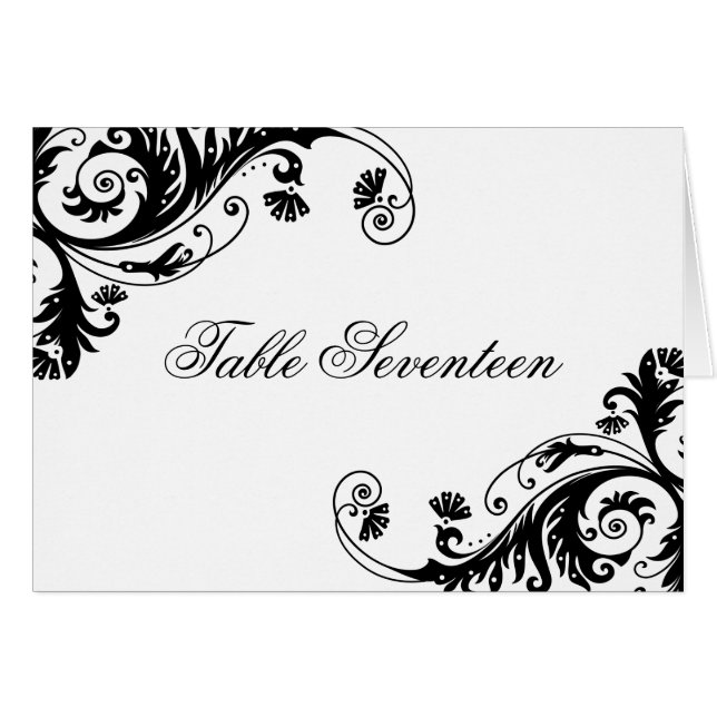 Table Seating Cards (Front Horizontal)