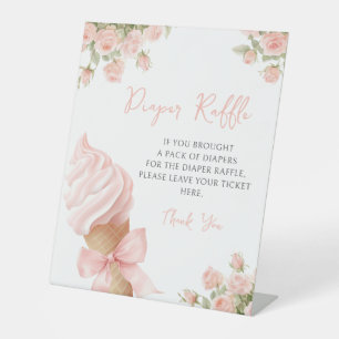 Table Signe de chaudière à lait rose crème glacée Bow Fl