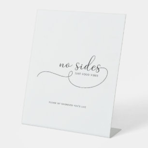 Table Signe de la cérémonie du Mariage Good Vibes