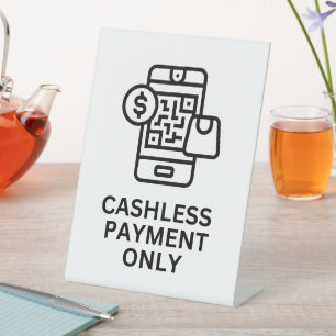 Table Signe de paiement sans cachets seulement, Signe de