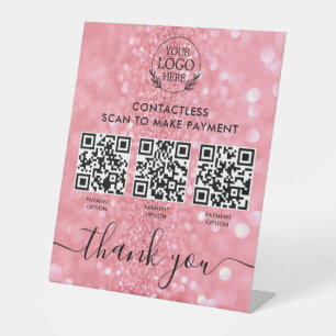 Table Signe Pedestal personnalisé avec paiement de code 