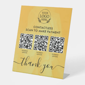 Table Signe Pedestal personnalisé avec paiement de code 