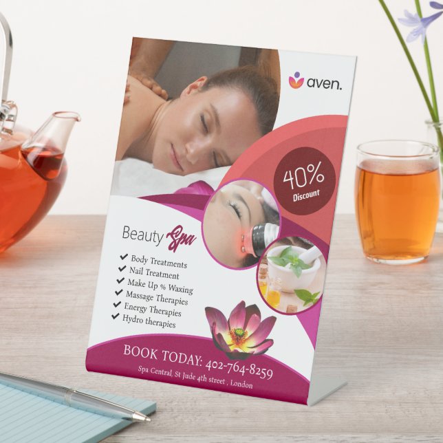 Table SIGNE Spa de beauté (In SItu)