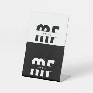 TABLE STAND PEDESTAL SIGN