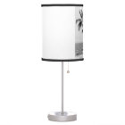 Succession de lampe de plancher de palmiers