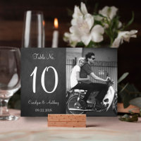 Tableau de bord moderne Mariage photo Numéro de ta