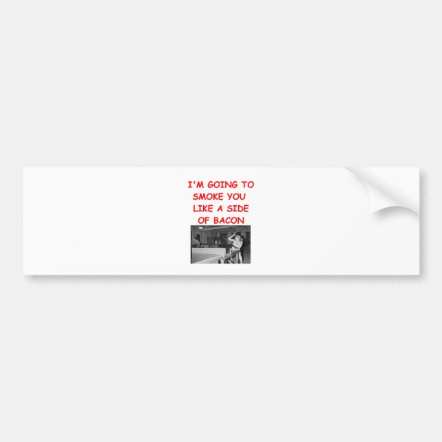table tennis bumper sticker (Front)