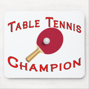 Table Tennis Champion Mouse Pad