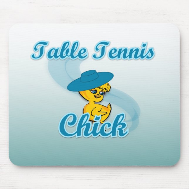 Table Tennis  Chick #3 Mouse Pad (Front)