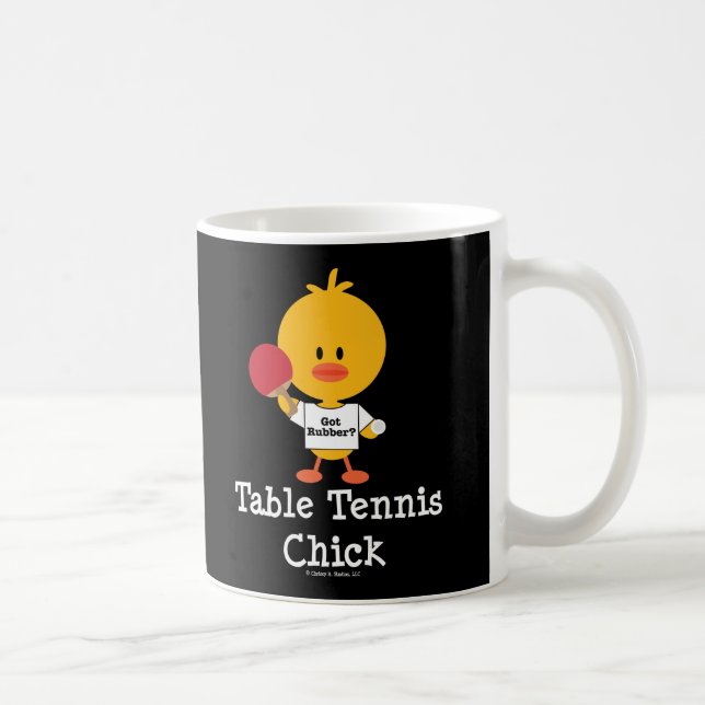 Table Tennis Chick Mug (Right)