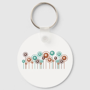 Table Tennis Daisies Keychain