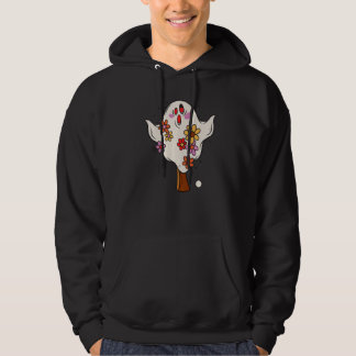 Table Tennis Halloween Ghost Halloween Disguise Ha Hoodie