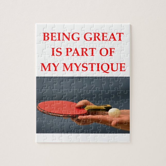 table tennis jigsaw puzzle (Vertical)