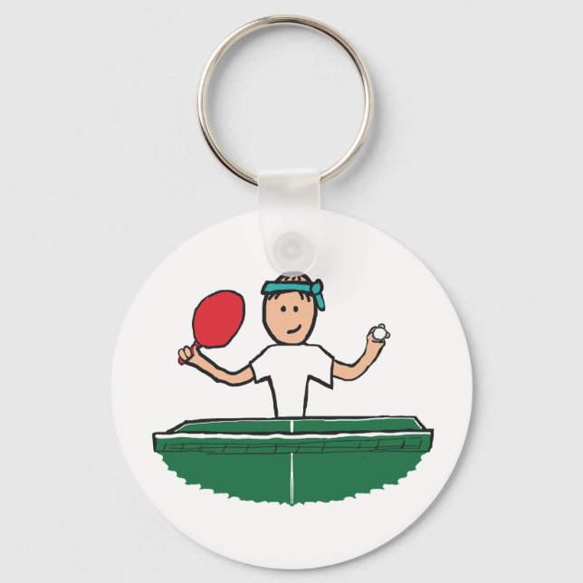 Table Tennis Keychain (Front)
