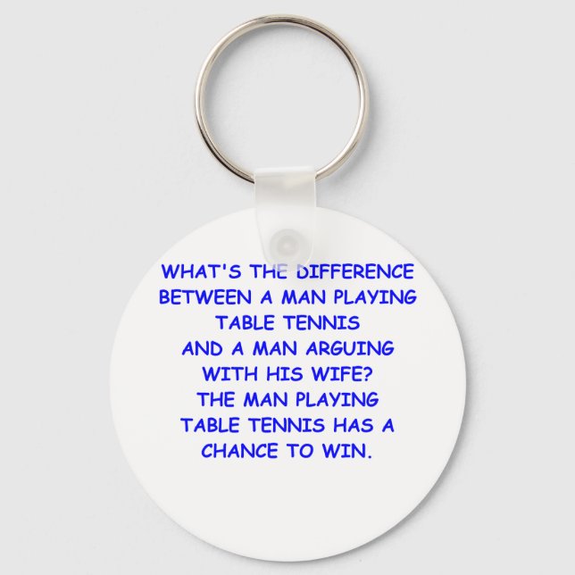 table tennis keychain (Front)