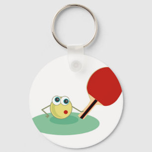 Table Tennis Keychain
