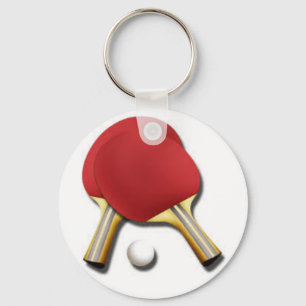 table tennis logo keychain